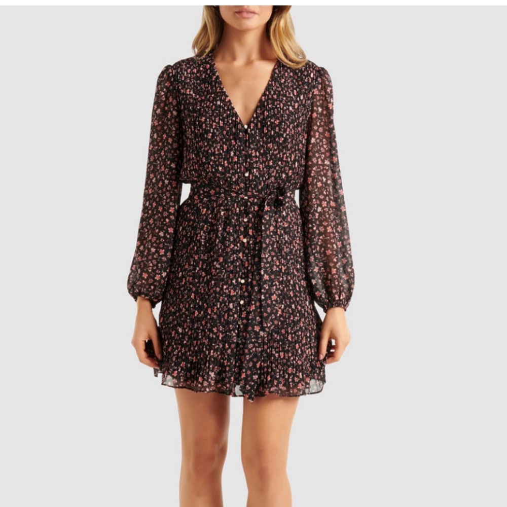 Pleat Detail Mini Dress - Ever New/Forever New